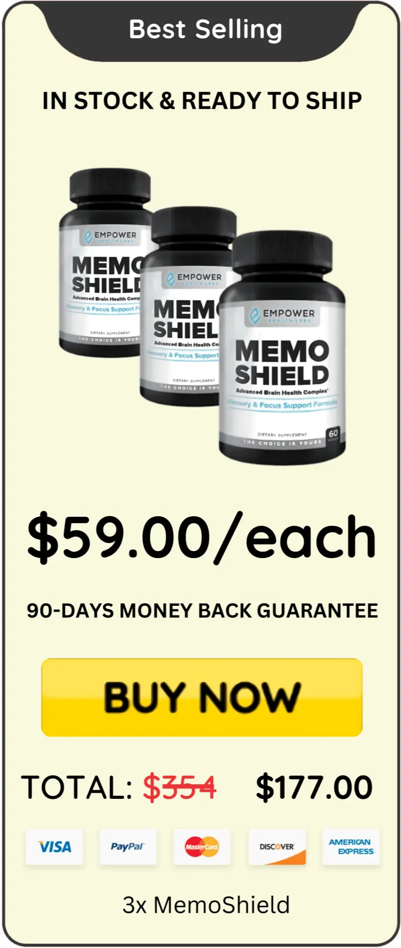 MemoShield best offer price